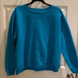 Hanes Ecosoft Crewneck Sweatshirt women XL Blue